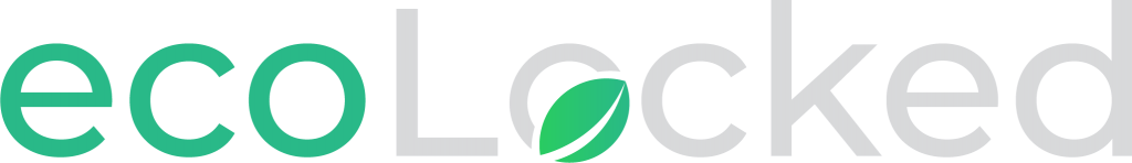 Logo of ecolocked who store carbon safely within concrete